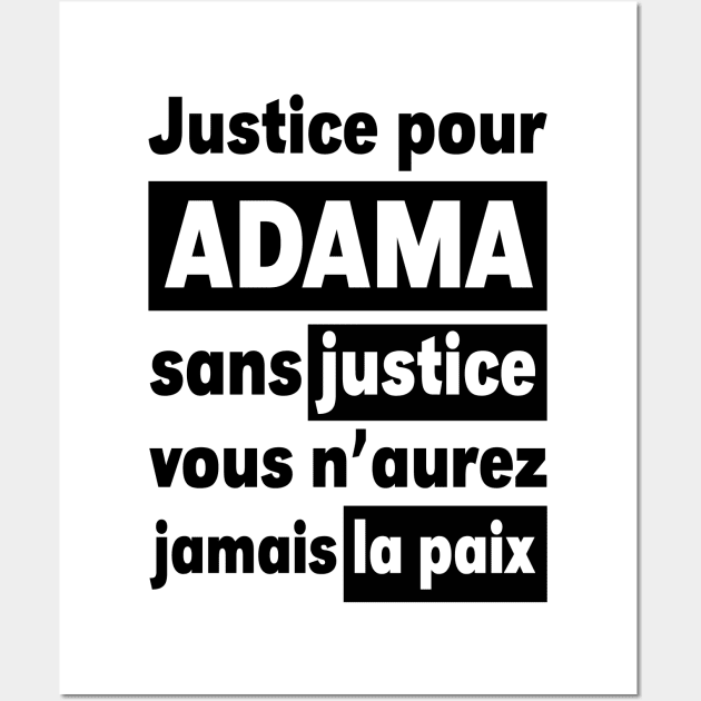 Justice Pour ADAMA Wall Art by CF.LAB.DESIGN